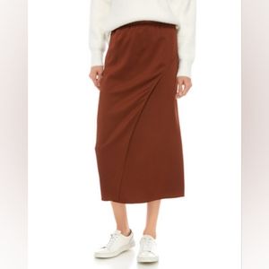 French Connection Alessia Drape Midi Skirt